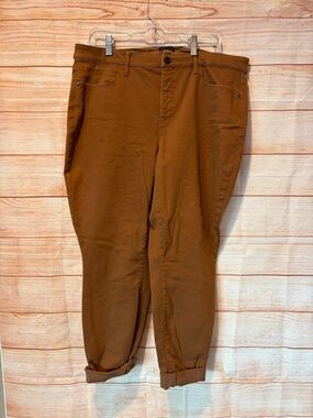 Talbots Tan Suede-Look Jeggings